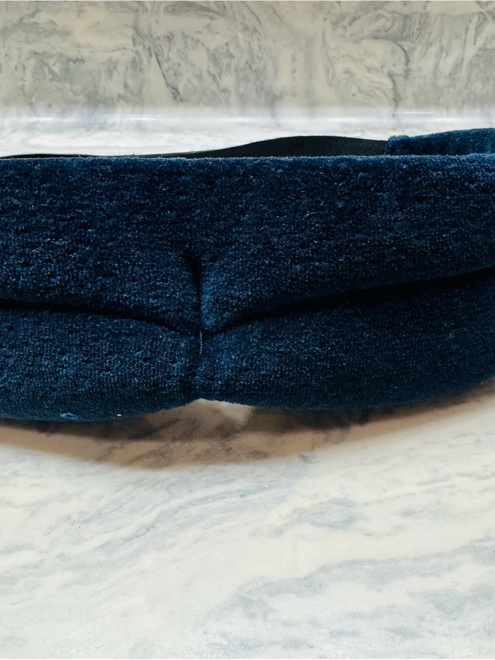Tempur-Pedic Sleep Mask Adjustable Memory Foam Eye Mask Black One Size